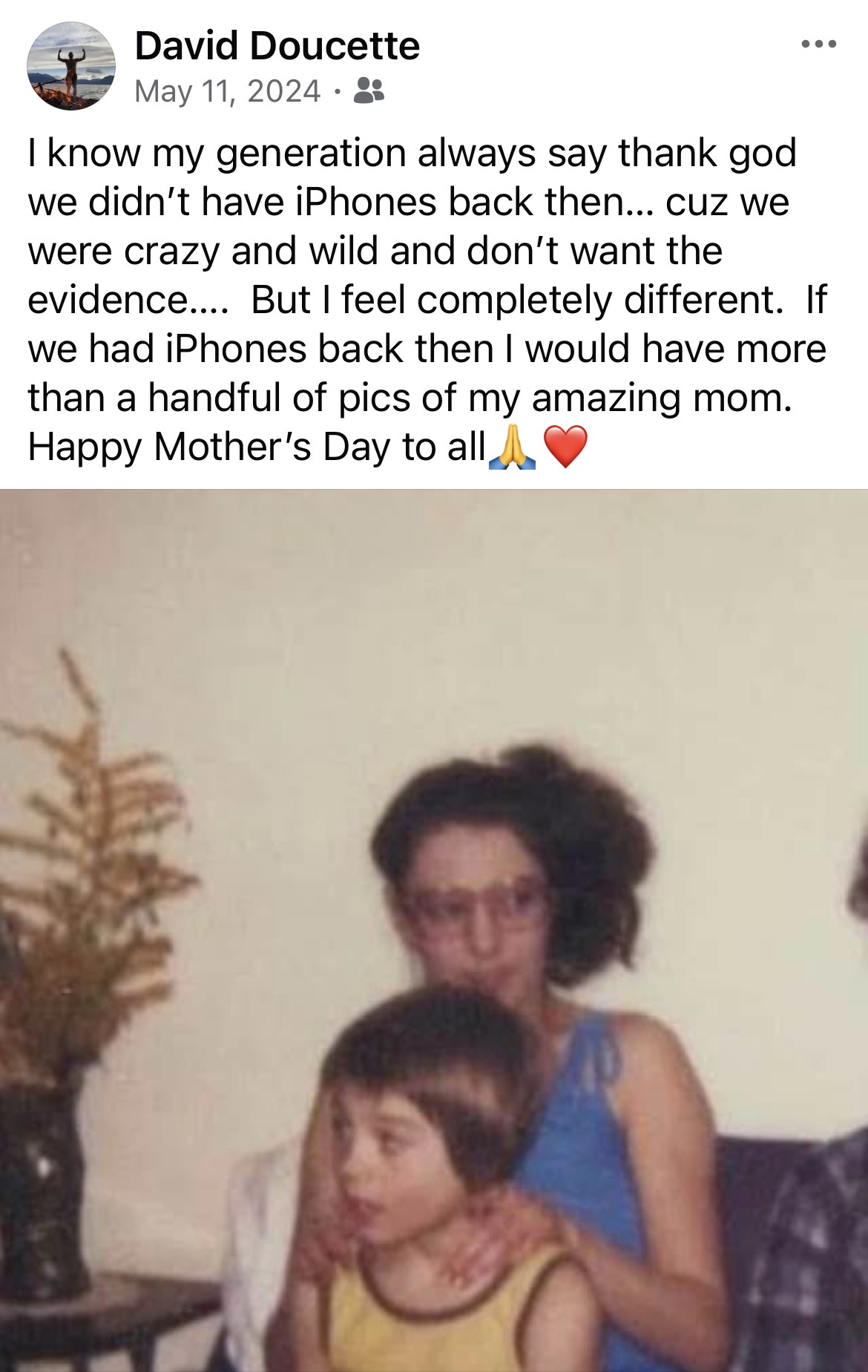 Facebook post May 2025