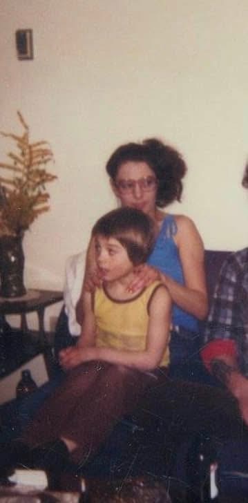 Gayle with young Dave